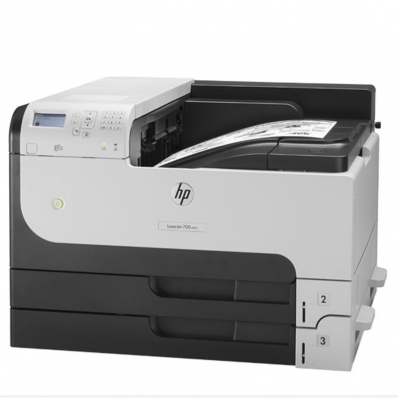 惠普(HP) LaserJet Enterprise 700 M712dn 黑白激光打印機 有線網絡打印 手動雙面打印 A3幅面 灰色 LaserJet Enterprise 700 M712dn